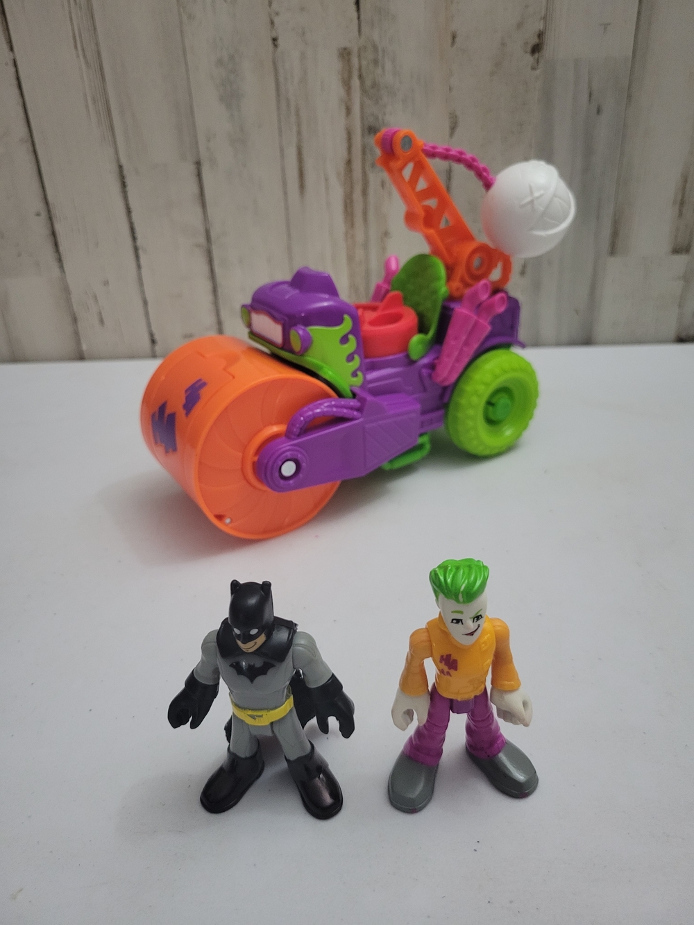 Imaginext Joker Steam Roller Vehicle With Figures
